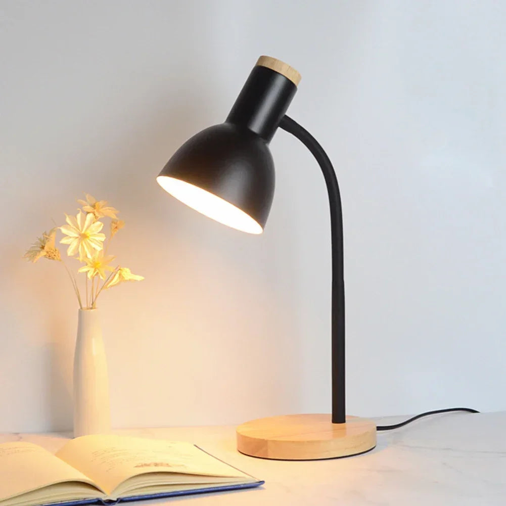 Desk Lamp Creative Wooden art