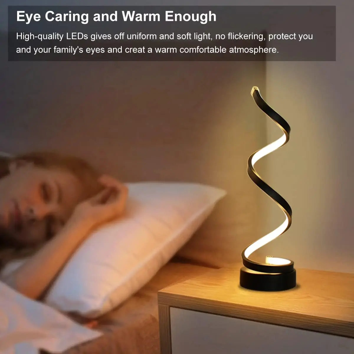 Table Lamp Dimmable Spiral