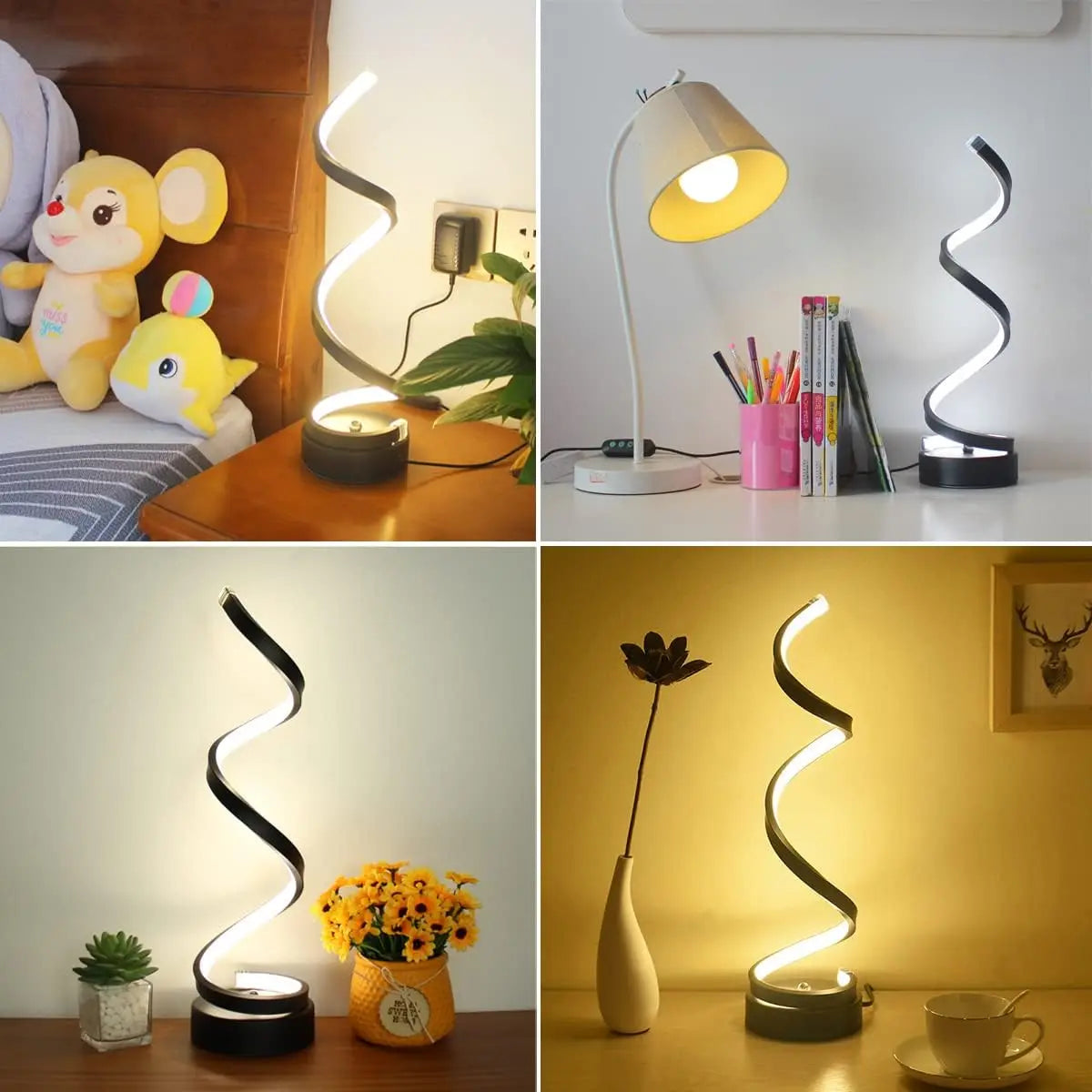 Table Lamp Dimmable Spiral