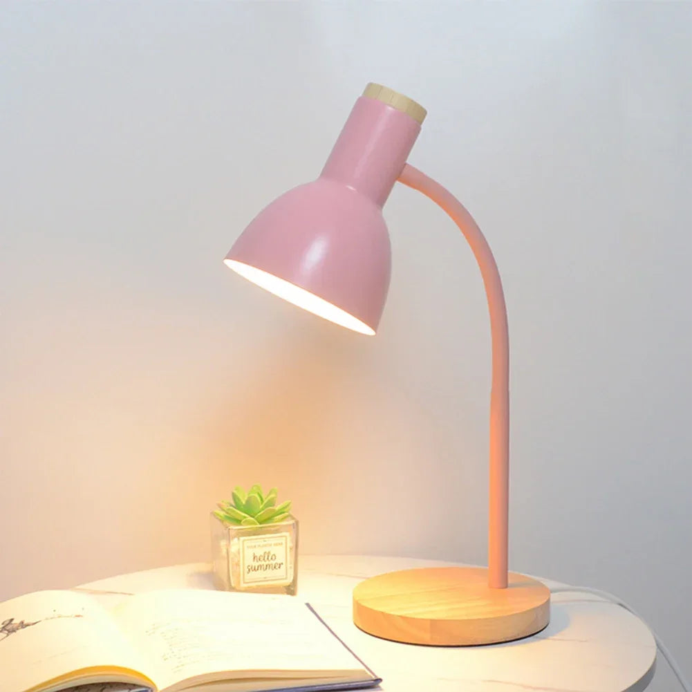 Desk Lamp Creative Wooden art