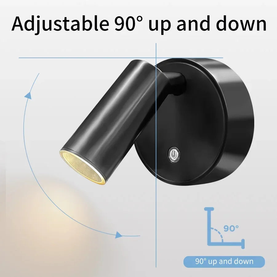 Rechargeable Wall Lamp Touch Night Lights Wireless