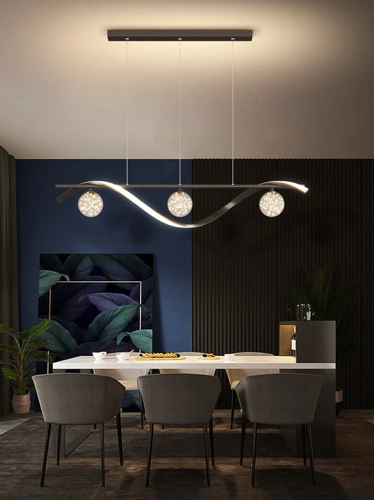 Modern Minimalist Led Pendant Lamps Dimming