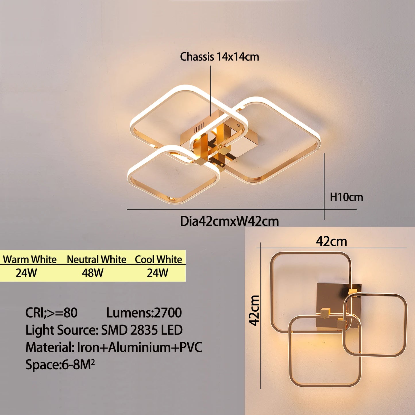 Modern chandeliers dimmable ceiling chandeleir