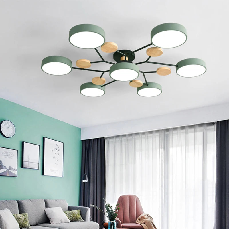 Chandelier with 3 Different Colors Suitable