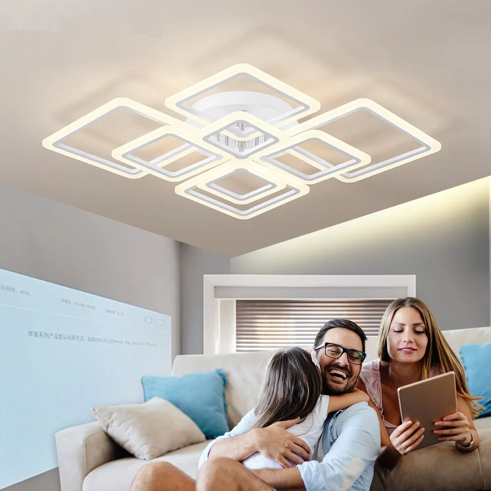 Nordic Square Pendant Light Ceiling Lamp