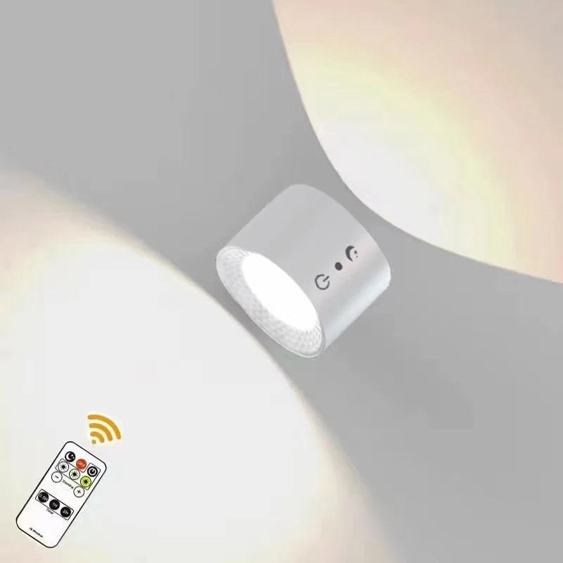 Led Double Head Wall Lamp Touch Control Remote