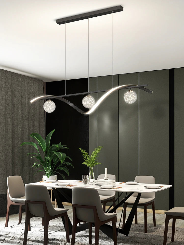 Modern Minimalist Led Pendant Lamps Dimming