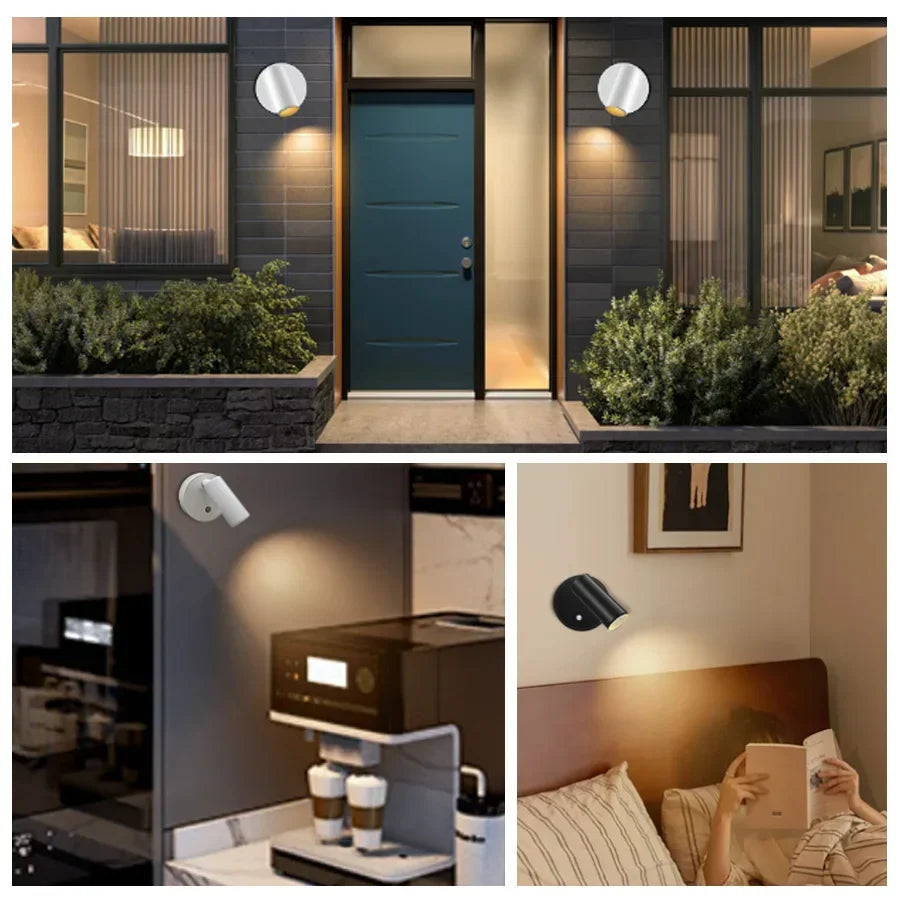 Rechargeable Wall Lamp Touch Night Lights Wireless