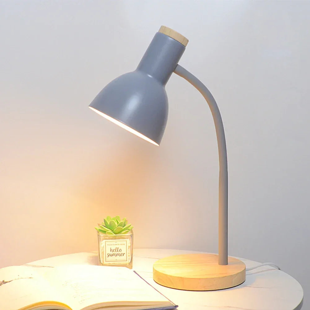 Desk Lamp Creative Wooden art