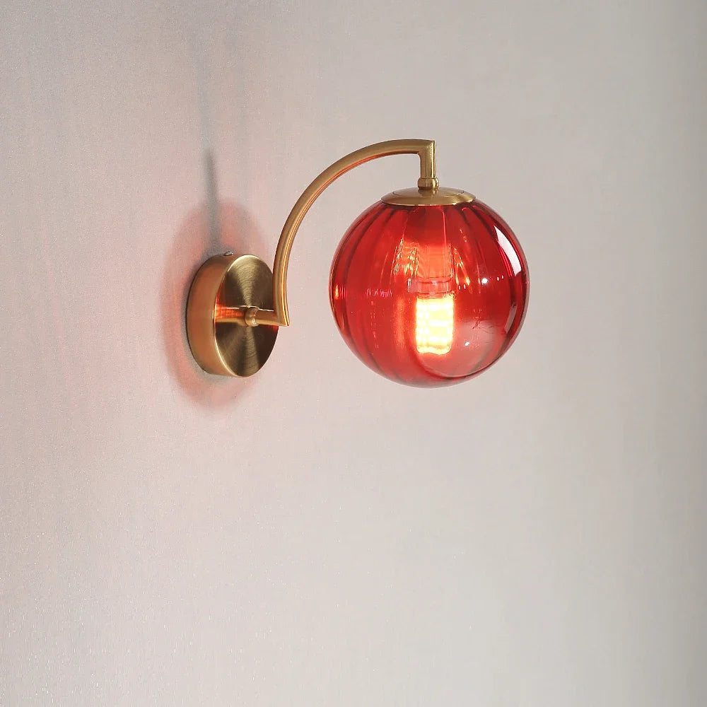 Wall Lamp color Glass wall Light Nordic