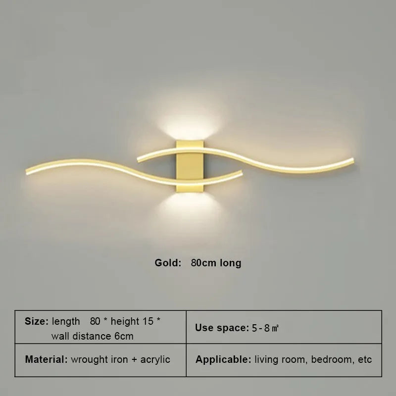 Moder Wall Lamp Long Strip Lamps