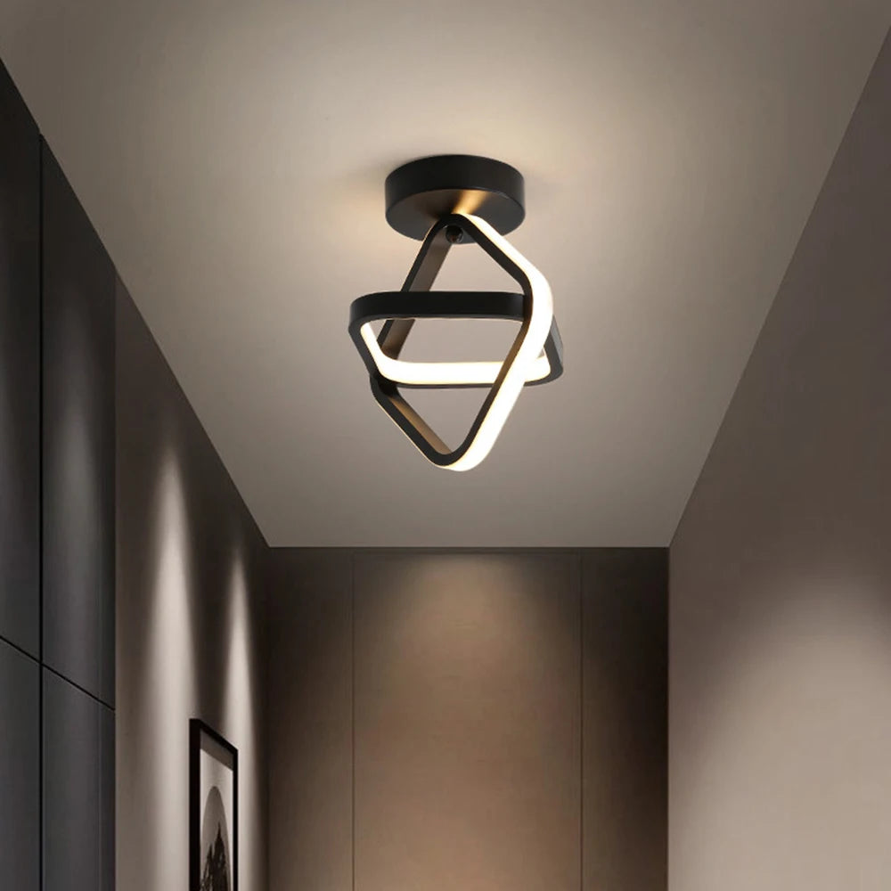 Ceiling Mounted Light Black White Lamps Vertical