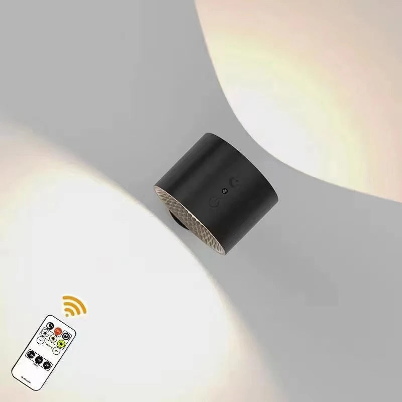 Led Double Head Wall Lamp Touch Control Remote