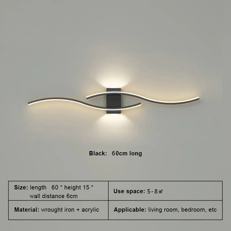 Moder Wall Lamp Long Strip Lamps