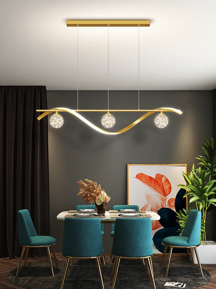 Modern Minimalist Led Pendant Lamps Dimming