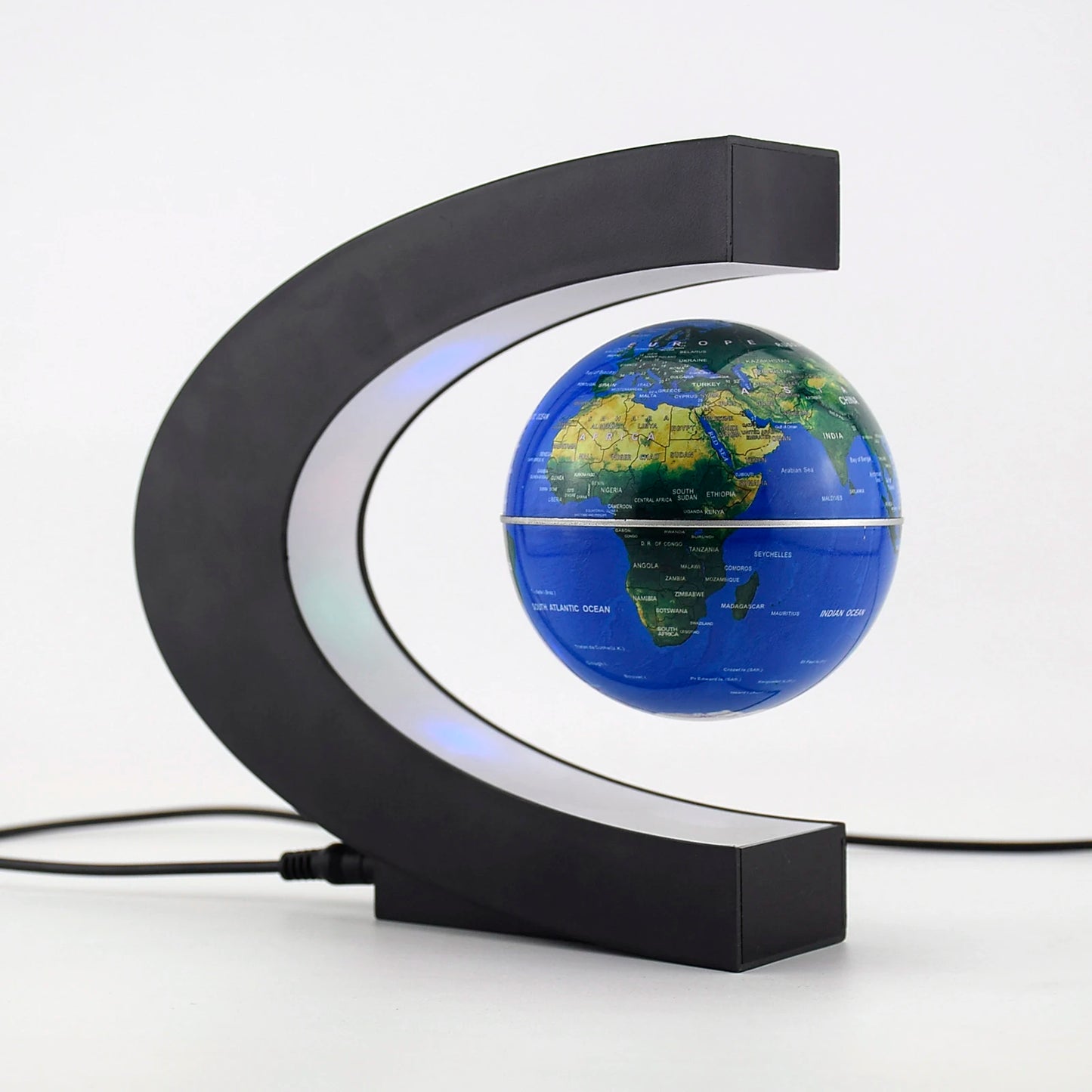 Magnetic Levitation World Map LED Earth