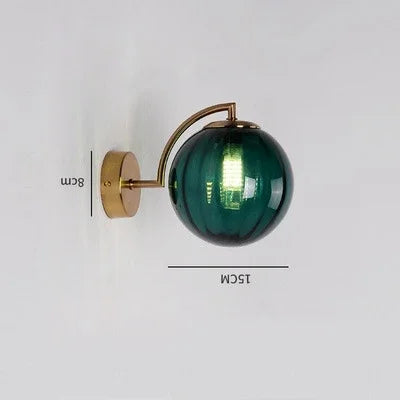 Wall Lamp color Glass wall Light Nordic