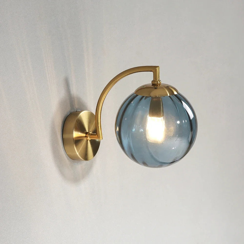 Wall Lamp color Glass wall Light Nordic