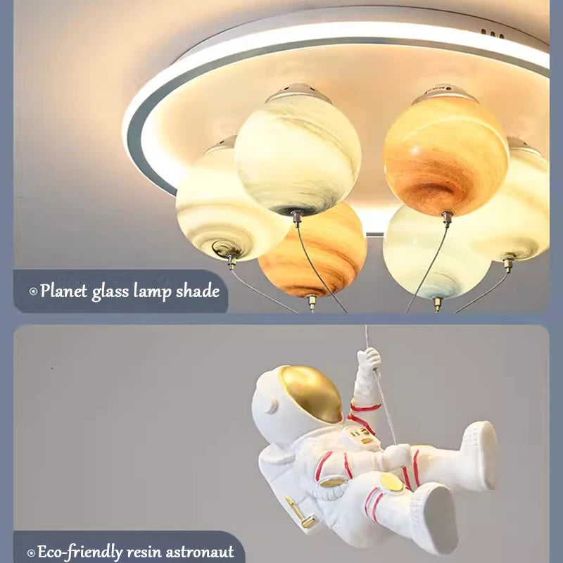 Astronaut Room Space Planet Ceiling Lights