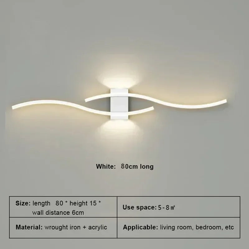 Moder Wall Lamp Long Strip Lamps