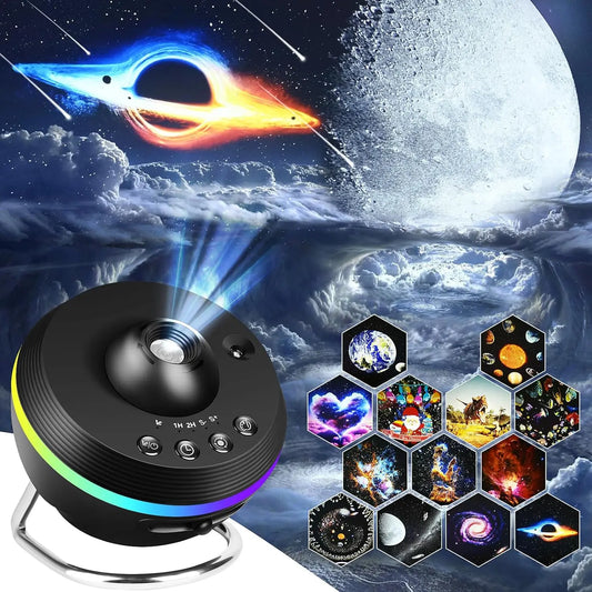 Galaxy Projector Night Light Lamps 360°4K Ultra HD