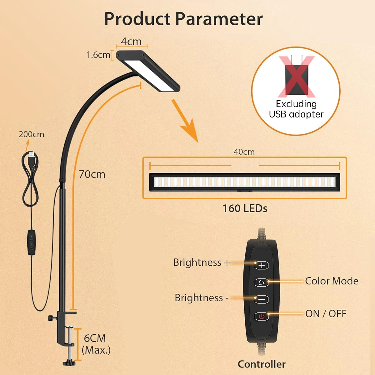 Desk Lamp for Office Home