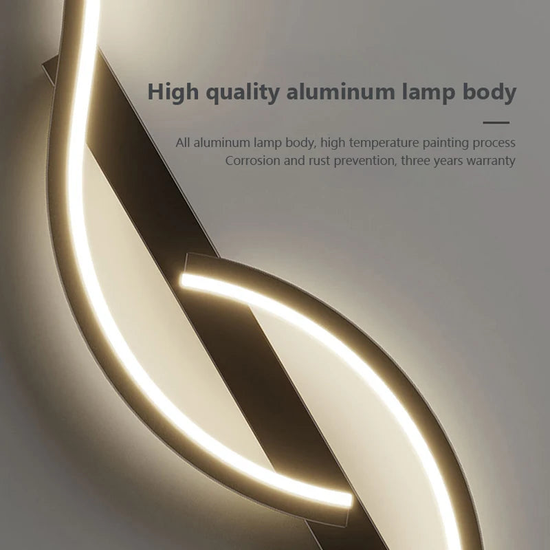 Wall Lamp Minimalist Led Light Long Strip